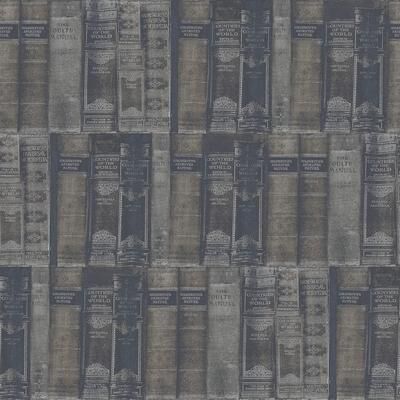 Galerie Wallcoverings Nostalgie Collection Library Books Non-woven Matte Wallpaper Roll