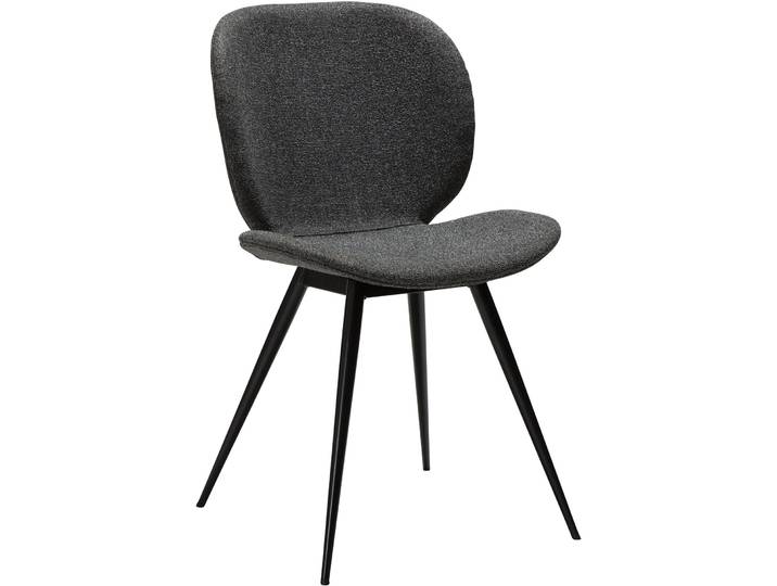 DAN-FORM Stuhl 2er-Set Cloud dunkelgrau Stoff