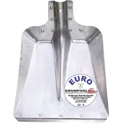 KRUMPHOLZ Hallenser Randschaufel FAVORIT Größe 7 340x325 mm Aluminiumblech