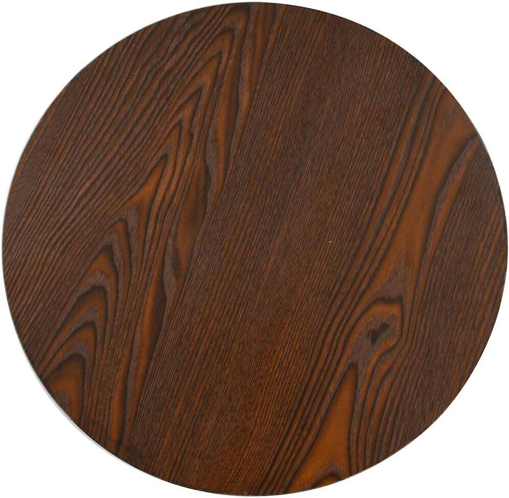 vidaXL Table de bistro Marron foncé 40 cm MDF
