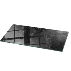 TISCHPLATTE 125x50 cm Marmormuster mit Adern