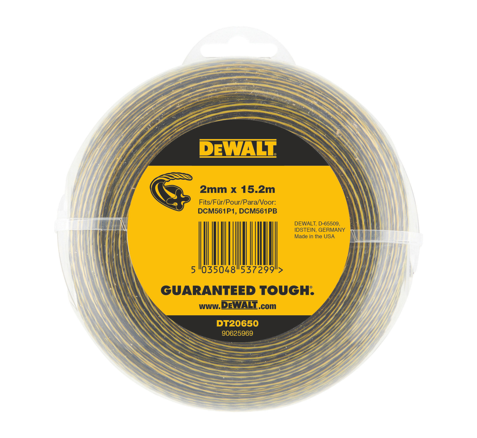 DeWalt trimmerdraad voor accu-grasmaaiers