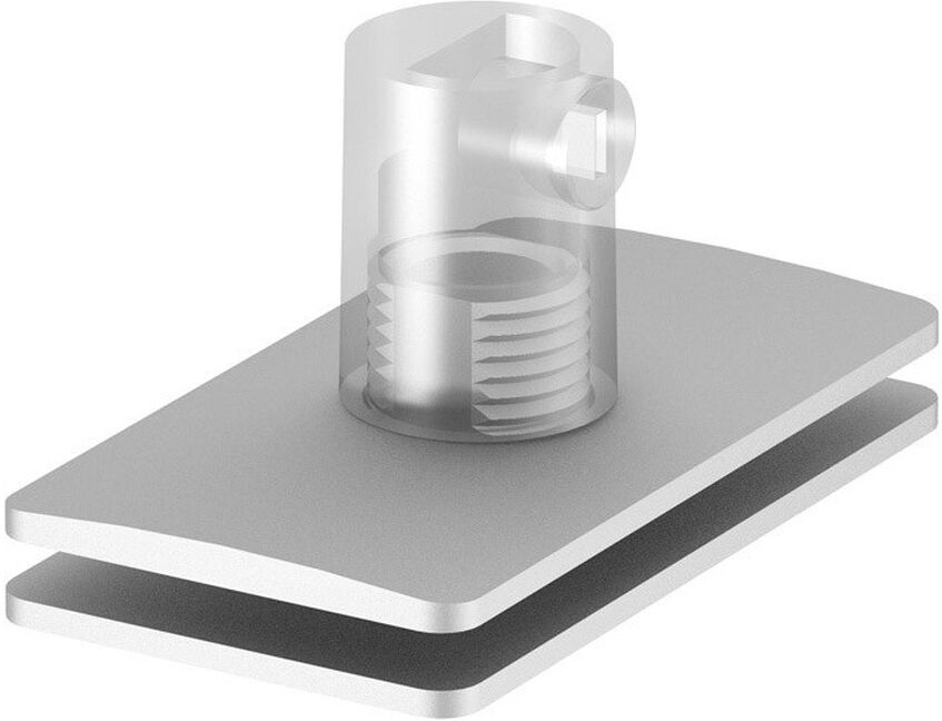 Slv H-Profil Zugentlastung/pendeleinspeisung Silber - Led Profile Und Einbauprofile