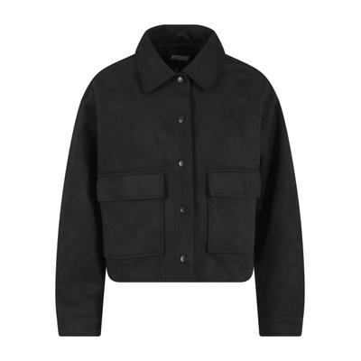 Langmantel URBAN CLASSICS "Urban Classics Ladies Soft Touch Jacket", Damen, Gr. XS, schwarz, 94% Polyester, 6% Elasthan, Mäntel