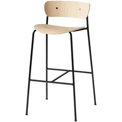&Tradition Pavilion AV7 Barhocker, höhe 65 cm, eiche lackiert