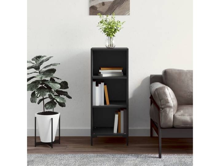 vidaXL Sideboard Schwarz 34,5x32,5x90 cm Holzwerkstoff