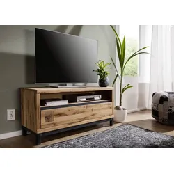 TV-Board Wildeiche 120x40x56 natur geölt VILLANDERS #112