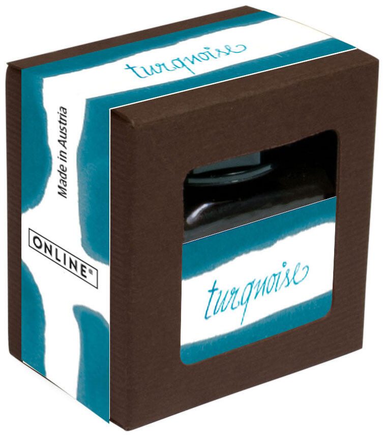 ONLINE® Tintenfass türkis-blau 17131/3