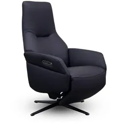 Sessel Granada Leder Schwarz