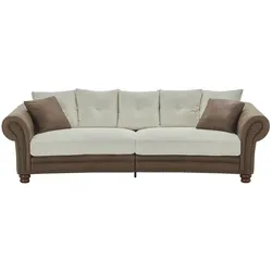 uno Bigsofa  Christol , creme , Maße (cm): B: 276 H: 81 T: 110.0