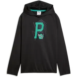 PUMA Active Sports Lightweight Poly Hoodie Jungen 01 - PUMA black 176