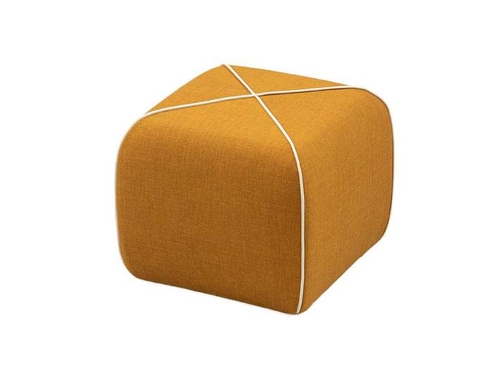 B-LINE pouf CROSSED 50x50 cm (Cat. D - Tissu)