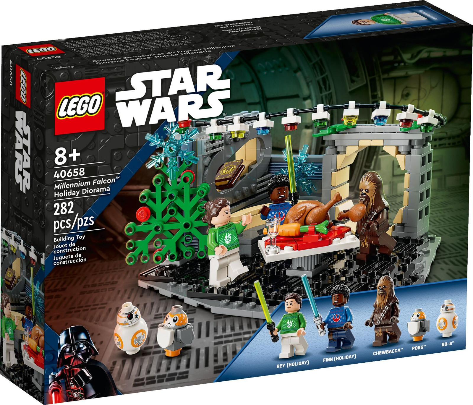 LEGO Star Wars Millennium Falcon Kerstdiorama 40658