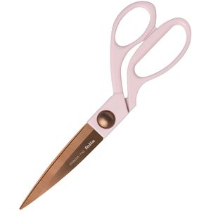 Folia Büroschere 7742, 20,1 cm, Universalschere, aus Edelstahl rostfrei, gold/rosa