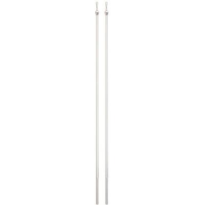 Schleuderstab INDEKO "Alu" Gr. 4, silber (silberfarben), L:150cm Ø:0,9cm, Schleuderstäbe
