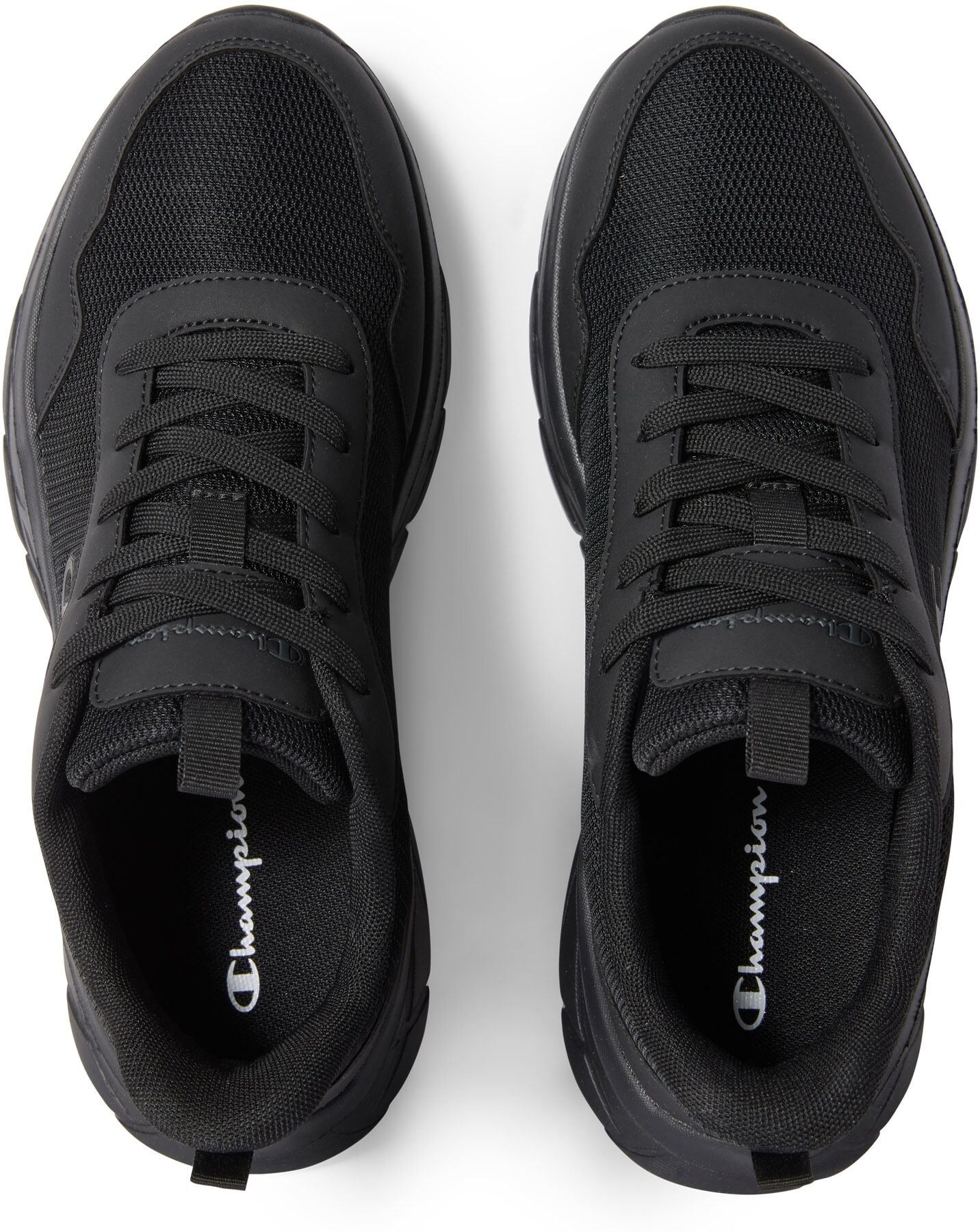 Sneaker CHAMPION "FUZE", Gr. 40, Synthetik, schwarz (triple nbk), Schuhe Sneaker