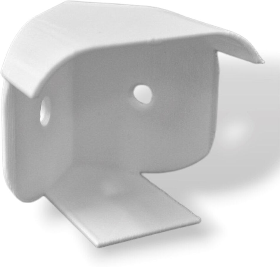 Light Solutions - Shelly BLU Motion Sensor Hjørnebeslag - Hvid