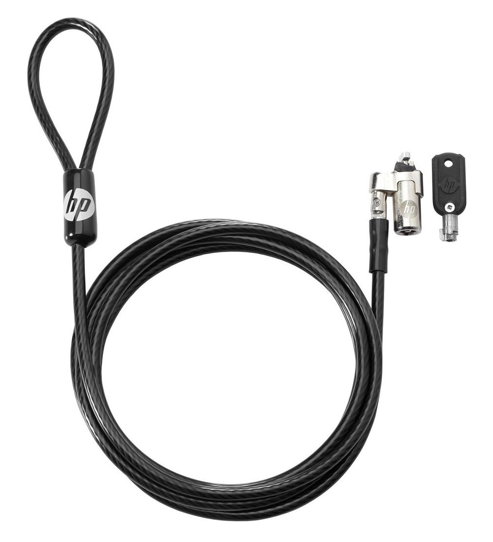HP Keyed Cable Lock Sicherheitskabelschloss 1.83 m für EliteBook 735 G6 745 830 840 850 ProBook 445r 455r 640 G5 650 (T1A62AA)