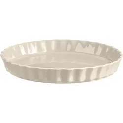 Emile Henry Tarteform 28 cm, Keramik, creme