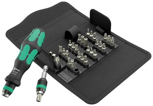 Wera Kraftform Kompakt 71 Security 05057114001 Bit-Set 32teilig TORX BO, Innen-Vierkant (Robertson), Innen-Sechskant, TORQ, Tri-Wing, Spanner