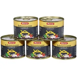 Menzi 5er- Pack Eintopf »serbische Bohnensuppe« 200 ml