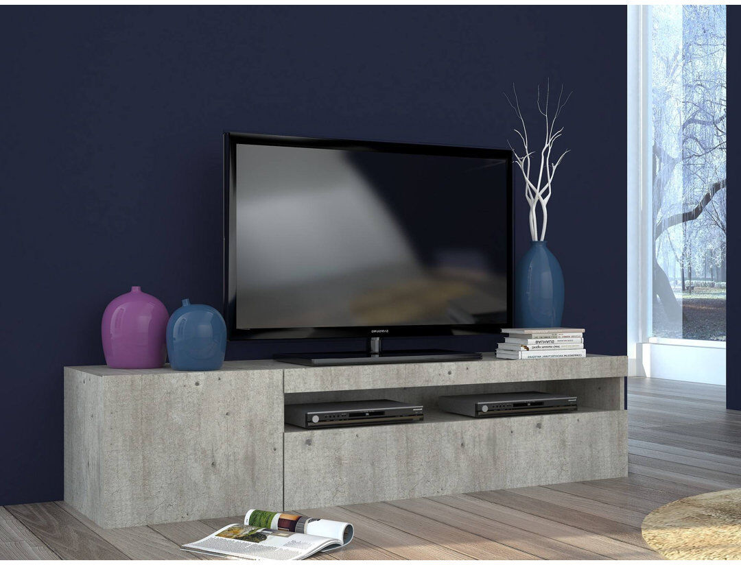 Zipcode Design Mariella TV Stand for TVs up to 65" Wooden Cement 65"