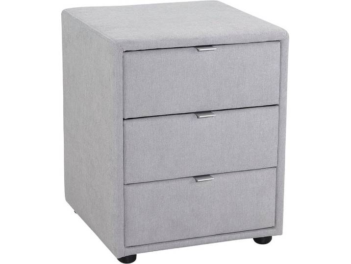 Nachtkonsole JOCKENHÖFER GRUPPE Lore , grau (hellgrau 485, 29), H:53cm T:45cm, Sideboards, Nachtkonsole