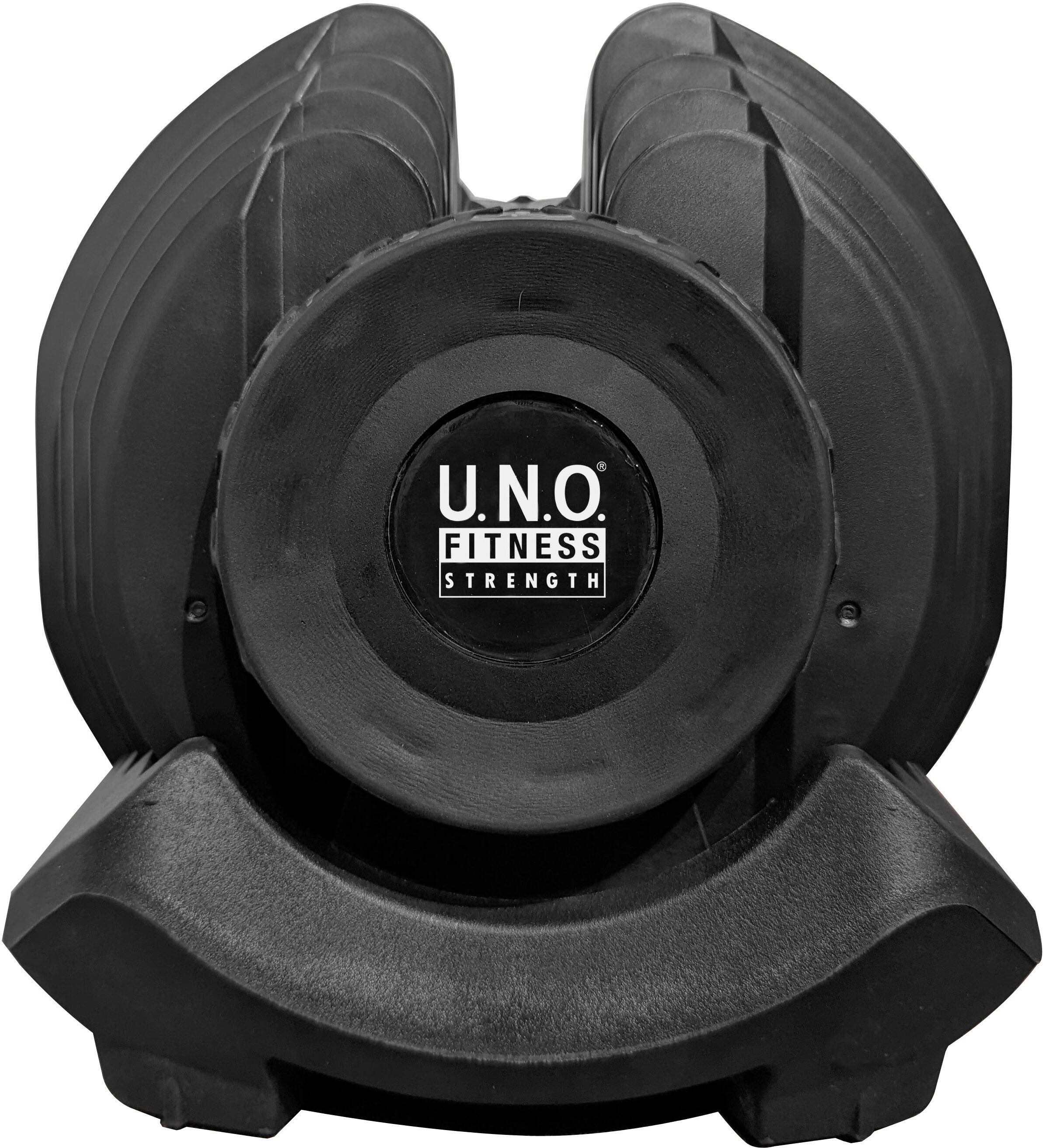 Hantel-Set U.N.O. FITNESS "DB 40 verstellbare Hantel", schwarz, Hanteln, Kinder, 40,55 kg, Kunststoff, Stahl, Hantel-Set, Schnellverstellung des Gewichts