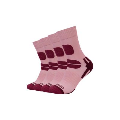 Socken CAMANO "Function", Gr. 35-38, rosa (foxglove), Materialmix, normal, Socken Socken, mit Fußgewölbe-Stütze