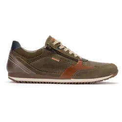 Pikolinos für Herren. M2A-6292SEC1 Liverpool Leder Turnschuhe grün (44), Wohnung, Schnürsenkel, Reißverschluss, Lässig