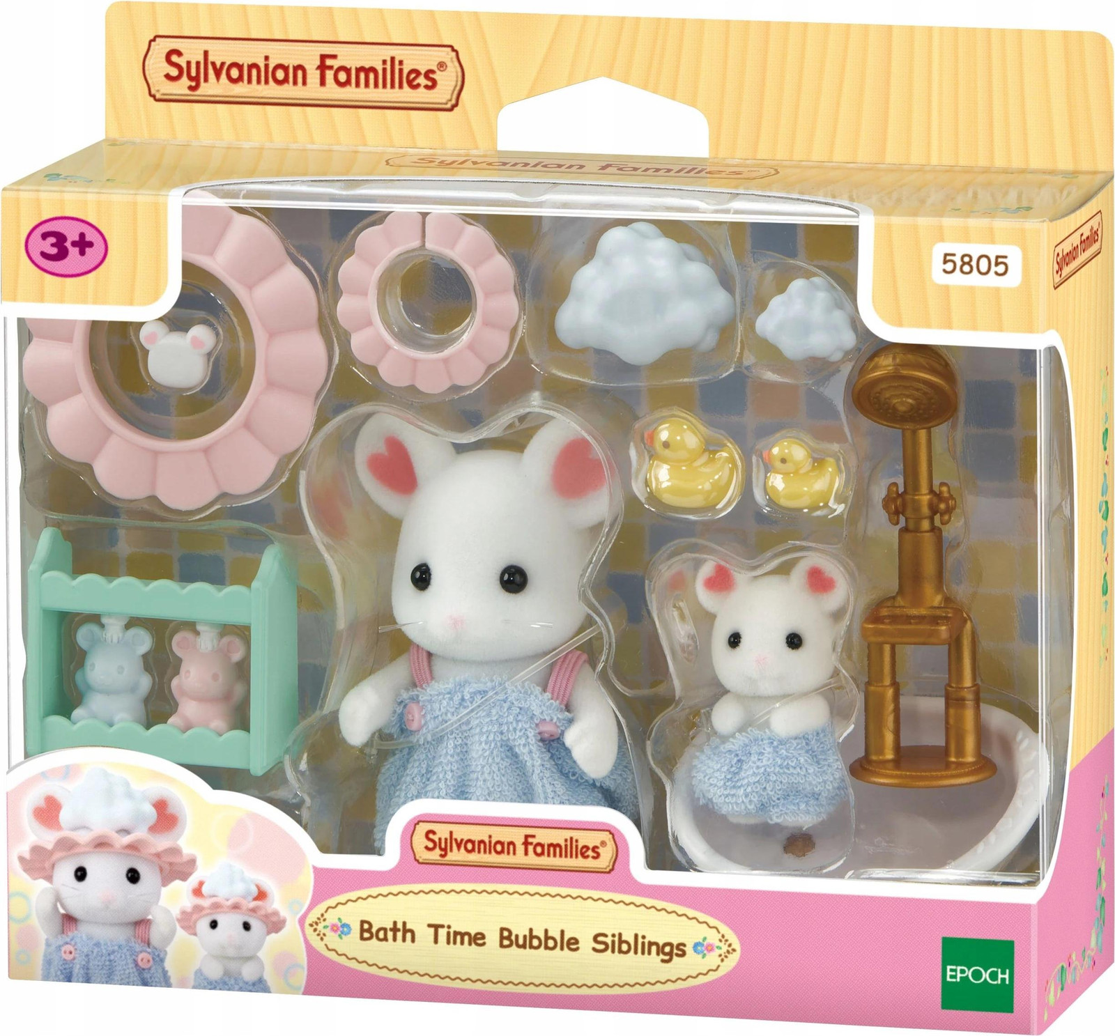 Sylvanian Families The Mouse Brothers Marshmallow Bath 5805