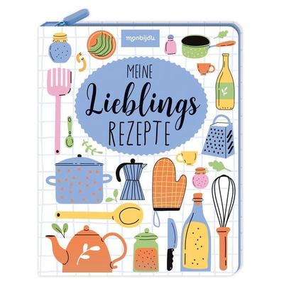 Meine Lieblingsrezepte - Eintragbuch mit Reißverschluss, Taschenbuch von , Lingen
