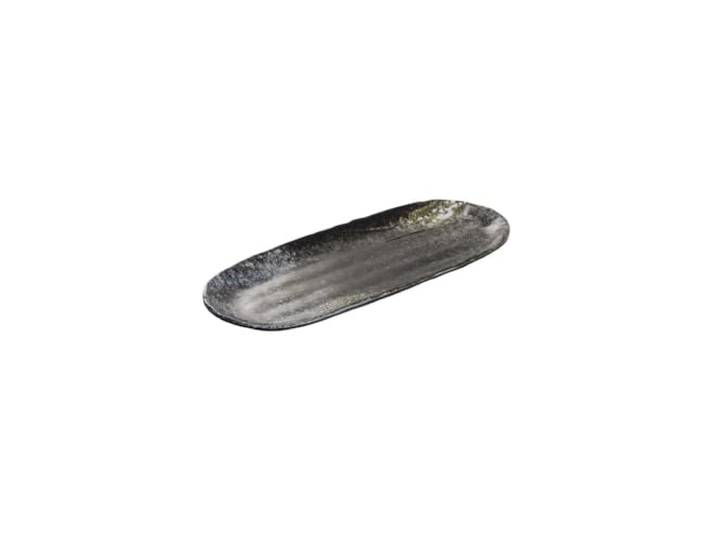 APS 85561 Plateau/planche à sushis UMI - mélamine noire\, 28\,5 x 11\,5 cm\, empilable