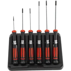 RS PRO, Schraubenzieher, 6 Pc Electronics SD Set