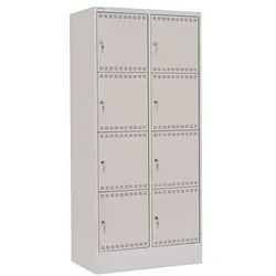 THURMETALL Akku-Ladeschrank 2 Abteile mit je 4 Fächern, 81x179.5x58.2 cm