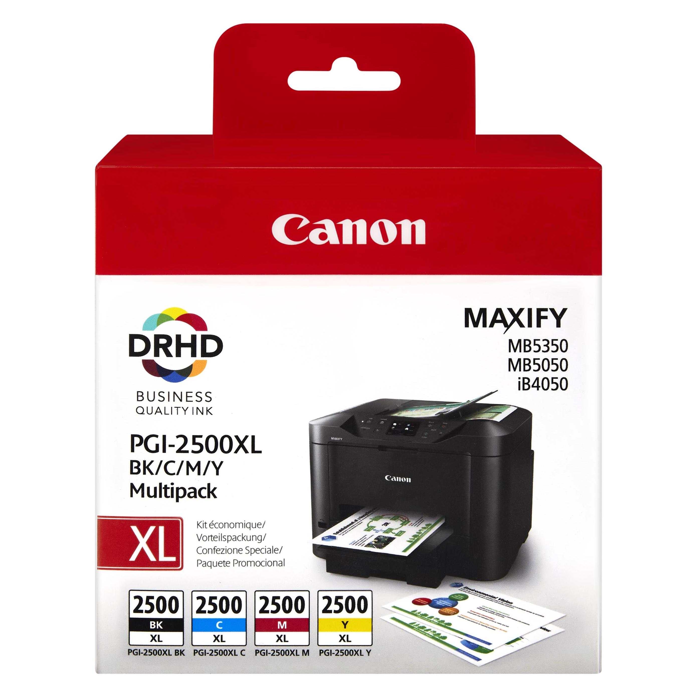 Canon PGI-2500XL Multipack (BK, C, M, Y) (9254B004)