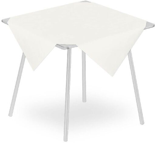 Pack Service Tovaglia Micro Bianco 100x100 cm 100 Pezzi