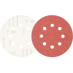 PFERD TOOLS Universal Korund Klettscheibe KSS 8 Absauglöcher für Exzenterschleifer - 45017006