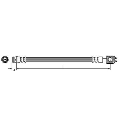 METZGER AUTOTEILE Bremsschlauch 4116202 für VW