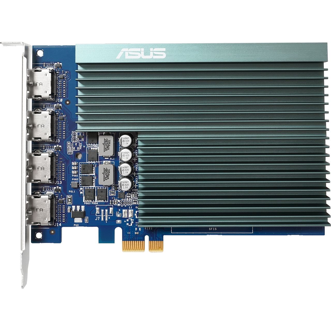 2GB Asus GeForce GT 730 Passiv PCIe 2.0 x1 (Retail)
