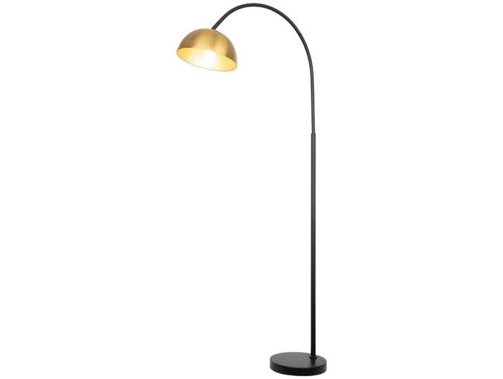 Novel Stehleuchte, Schwarz, Metall, Kreise, rund, 25x157x70 cm, RoHS, CE, Fußschalter, Lampen & Leuchten, Innenbeleuchtung, Stehlampen, Stehlampen