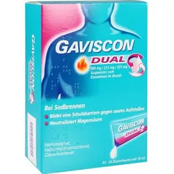 GAVISCON Dual 500mg/213mg/325mg Susp.z.Einn.Btl. 240 ml