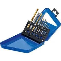 BGS Schraubenausdreher- & Linksbohrer-Satz HSS titan-nitriert 2 - 7,5 mm 10tlg. - 6780