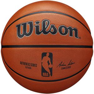 WILSON Basketball NBA Authentic Series, outdoor, Größe 7, braun, 600 Gramm, Trainingsball