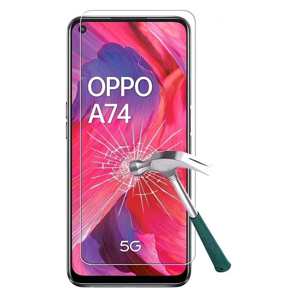 Screenguard Oppo A74 5G Panzerglas Schutzfolie Case Friendly Design (Oppo A74 5G) (00028719)