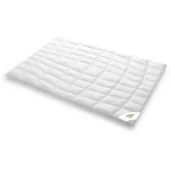 Fürstenhof Ganzjahresbettdecke Adelheid 200 x 220 cm Baumwolle Weiß