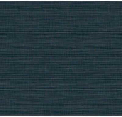 York Wallcoverings Down To Earth Indigo Striated Wallpaper - 324 x 27