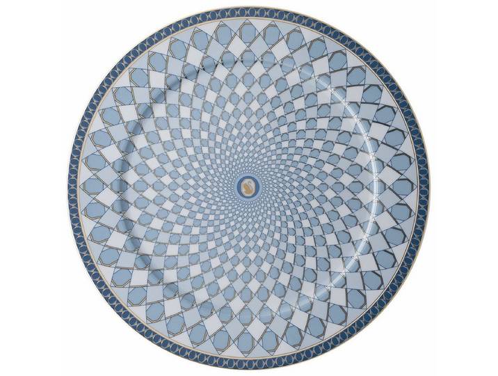 Swarovski Speiseteller Signum Azure Platzteller 33 cm, Teller Flach