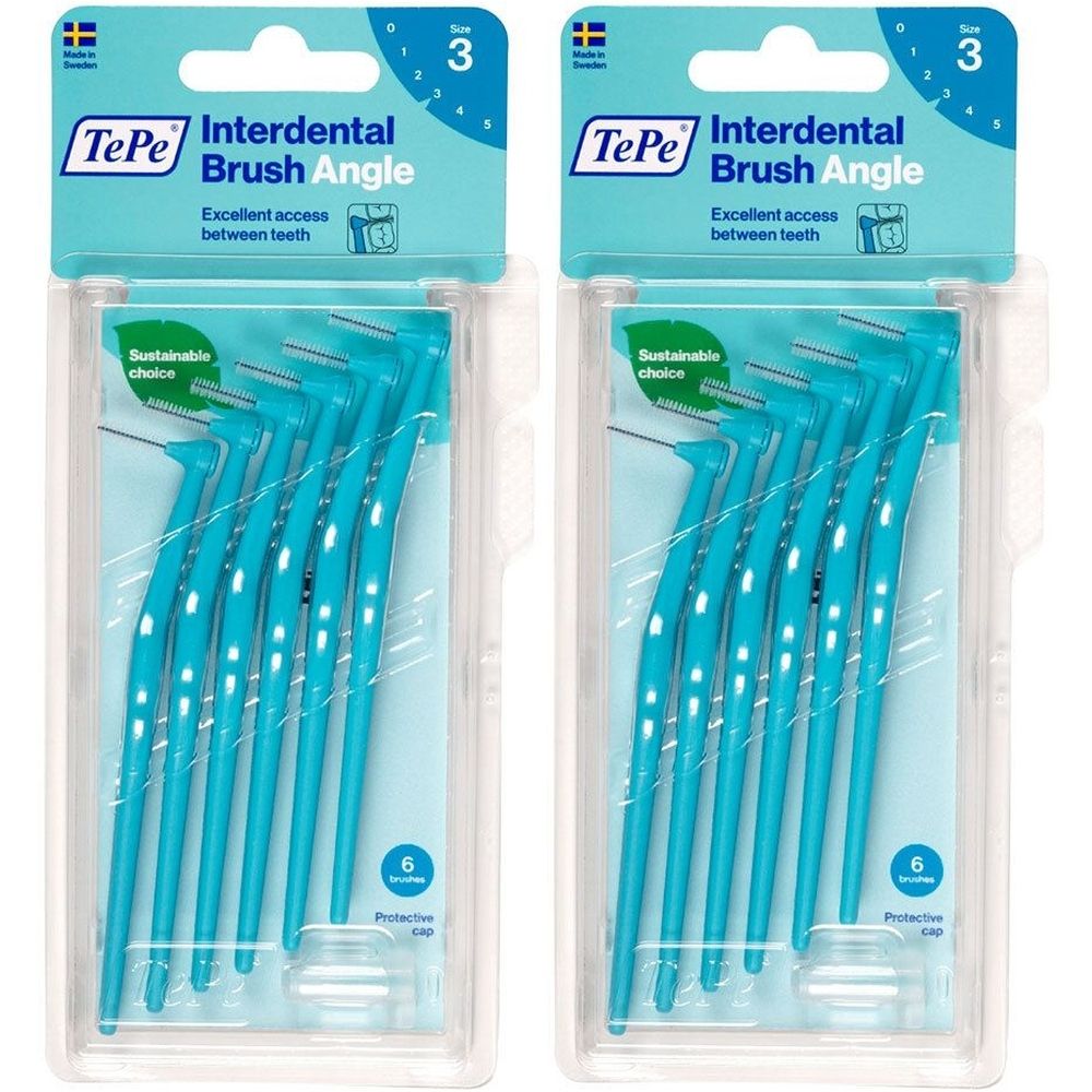 Tepe Angle IDB Blau 0.6 x2 2x6 St Zahnbürste