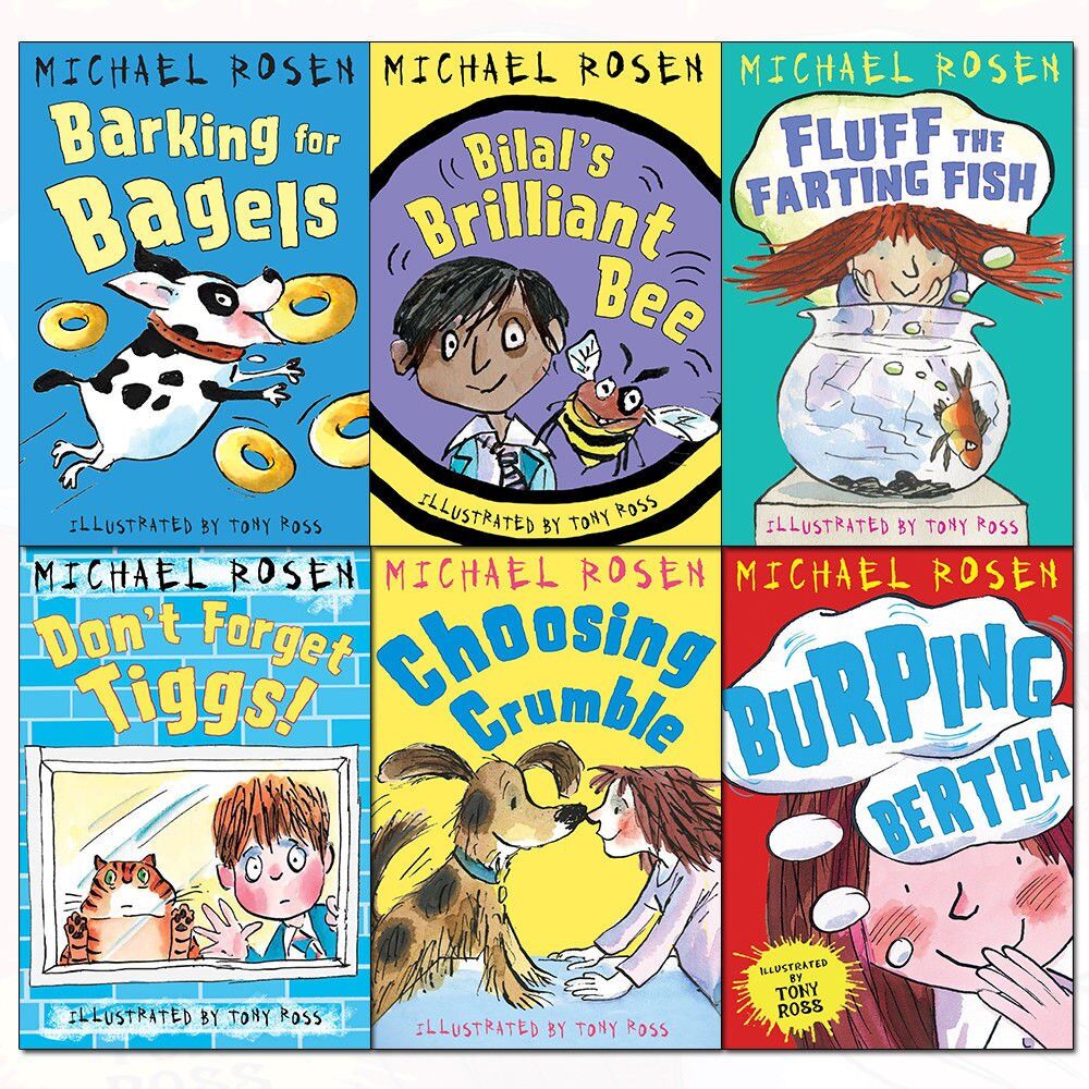 Andersen Press Michael Rosen 6 Books Children Collection Pack   Paperback Set   Classic Kids Stories & Poetry